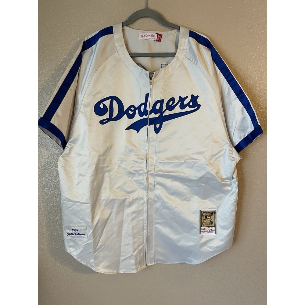 Men's 52 (2XL) Brooklyn‎ Dodgers 1949 Jackie Robinson Mitchell & Ness Jersey